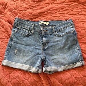 Levi's Classic Blue Jean Shorts